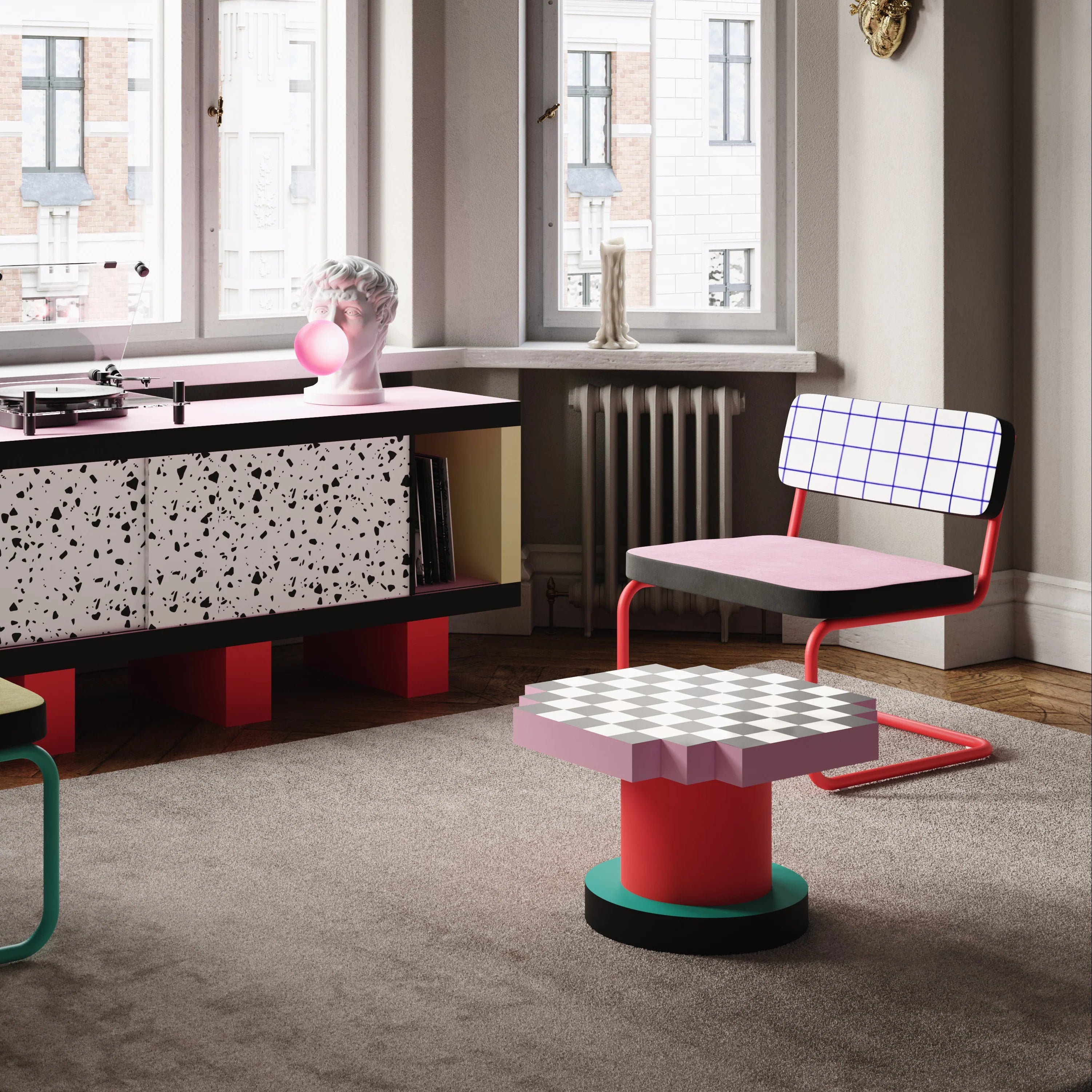 SUPERLOUNGE CHAIR TERRAZZO