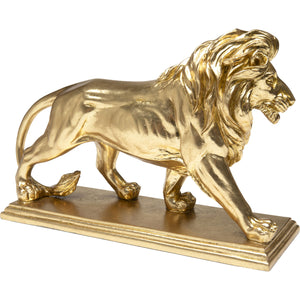 Deco Figurine Lion Gold 31cm