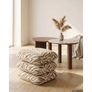 Stool Pepino Tiger Brown 45x45cm