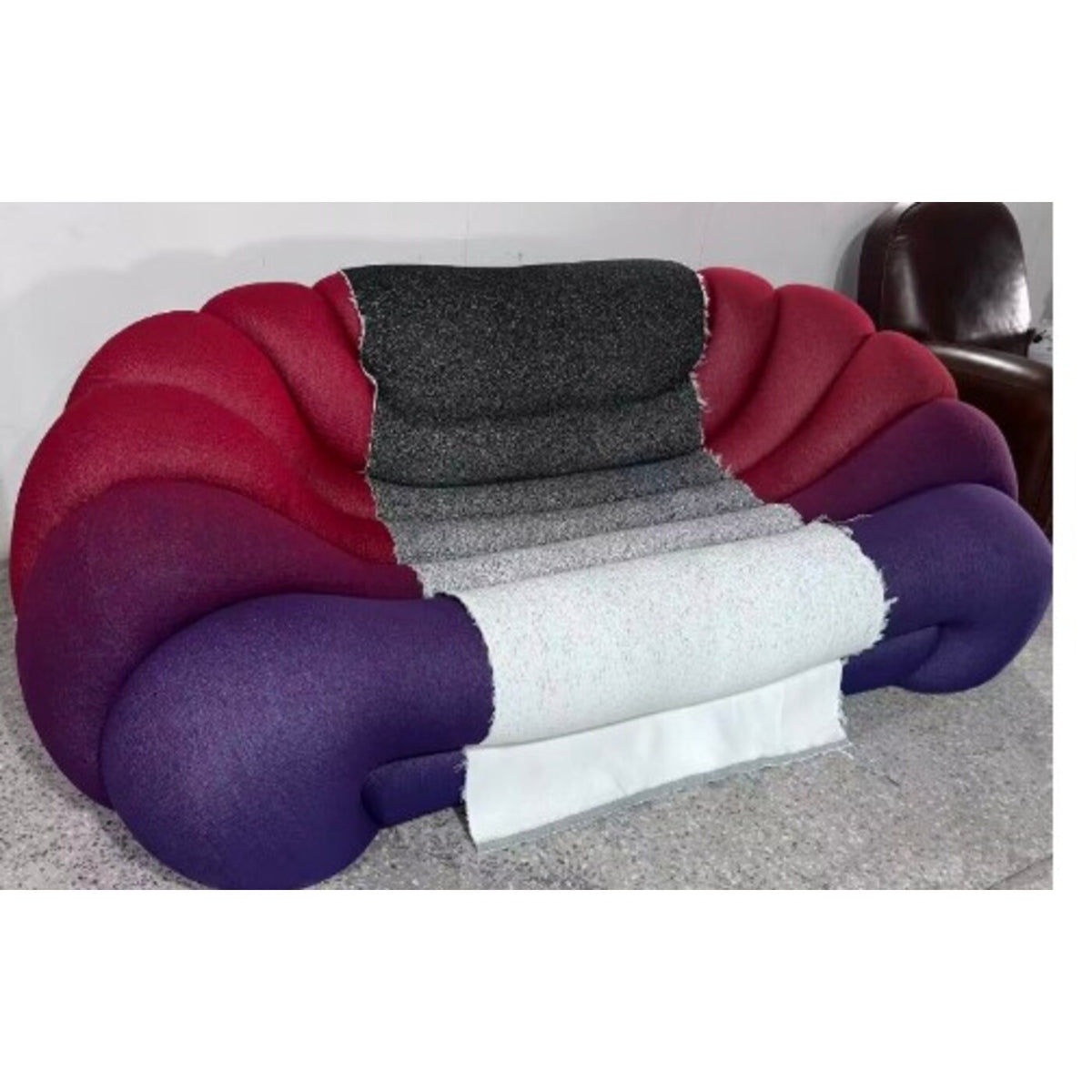 Sofa Dreamscape Black and White 240cm