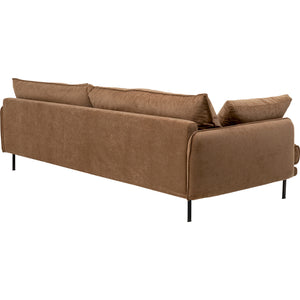 Sofa Edna 3-Seater Mokka 245cm