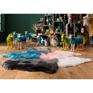 Deco Figurine Sheep Green 60 cm