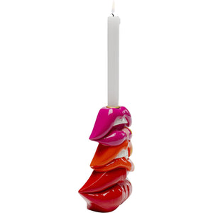 Candle Holder Lips 17cm