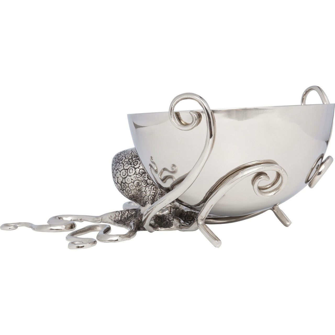 Wine Cooler Octopus Aluminum Nickel-plated 45cm