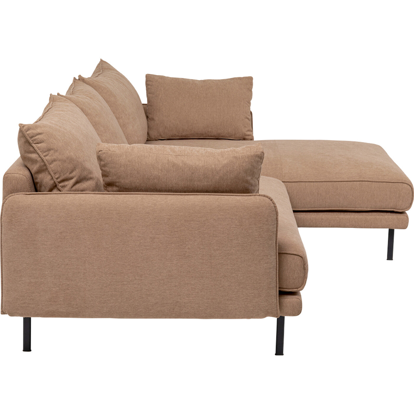 Sofa Edna Light Brown Right 270cm
