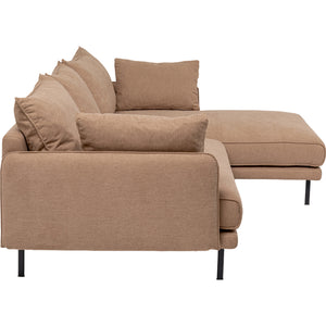 Sofa Edna Light Brown Right 270cm