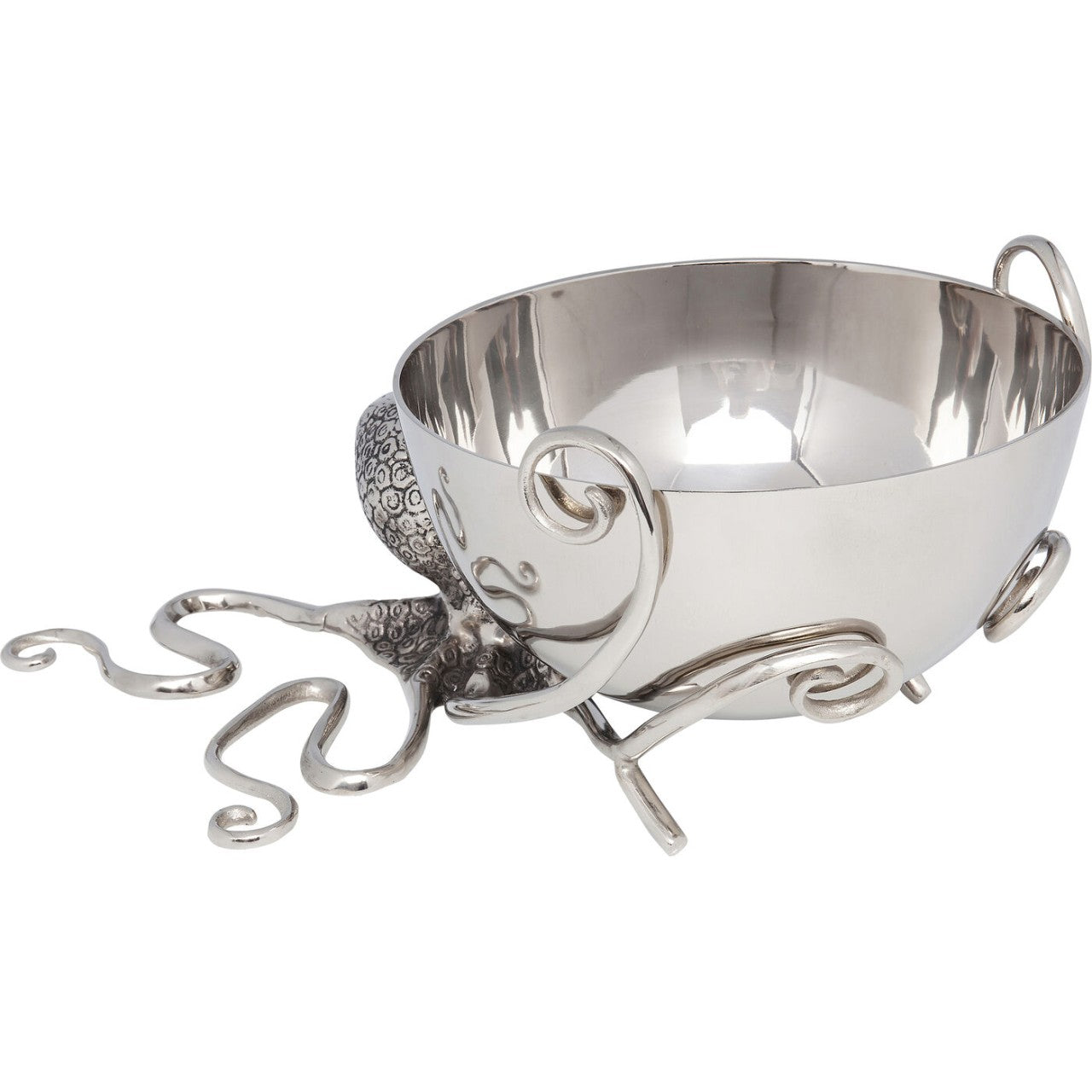 Wine Cooler Octopus Aluminum Nickel-plated 45cm